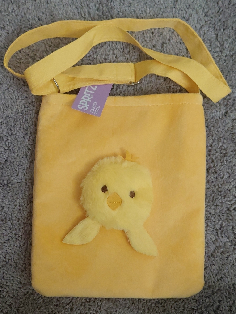 Spritz Yellow Plush Chick Kids Crossbody Bag
